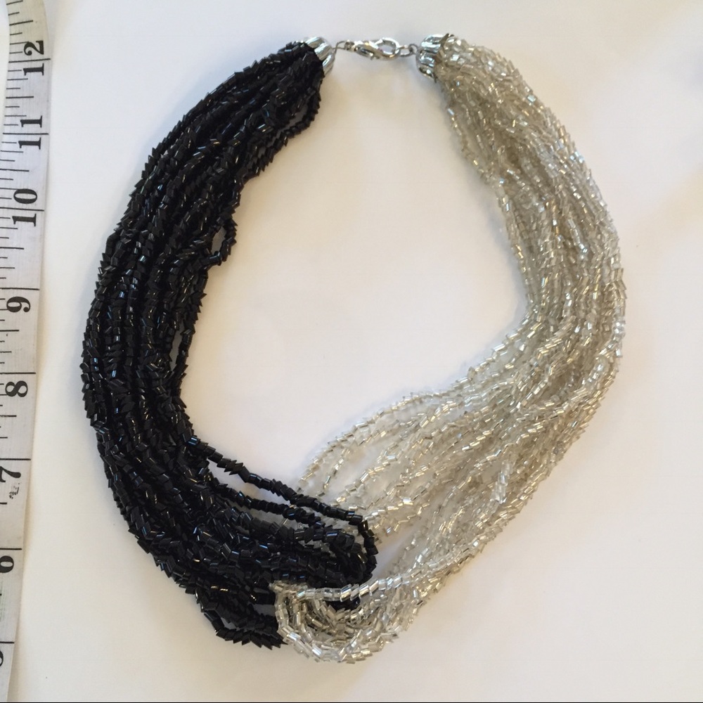 Seed Bead Multi Strand Necklace - image 5